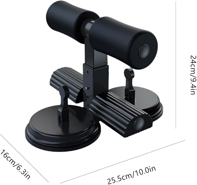 Portable Sit Up Exercise Equipment - Secure Suction Sit Up Assistant Device, Portable Workout Equipment | Adjustable Height Sit Up Aids, Non Slip Handle Sit Up Assistant Device For Home Workout