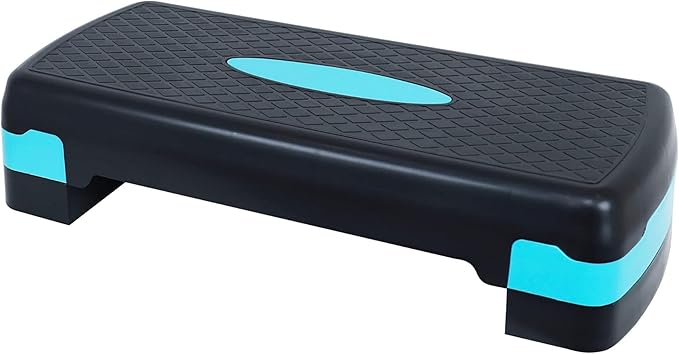 Fitvids Adjustable Workout Aerobic Stepper Step Platform Trainer, 27-Inch, Multiple Colors