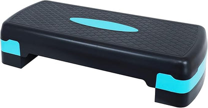 Fitvids Adjustable Workout Aerobic Stepper Step Platform Trainer, 27-Inch, Multiple Colors
