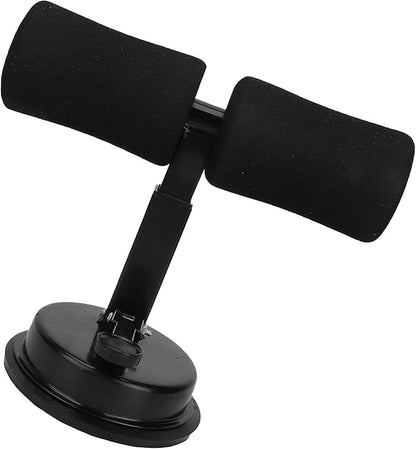 Sit-up Aid, Sit Up Bar for Floor, Portable Adjustable Sit Up Equipment with Sit-Up Foot Holder, Household Fitness, Abdominal Muscle Exercise, for Body Building(black)