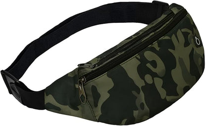 Fanny Pack for Men Women, Waterproof Sports Waist Bag Pack, Belt Bag for Travel Hiking Running