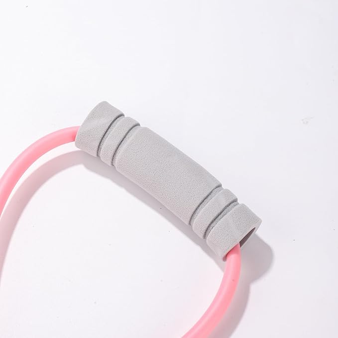 3 Colors Figure 8 Resistance Band - Elastic Fitness Rope for Arm, Back, Shoulder & Full-Body Workouts and Foot, Leg, Hand Stretcher for Yoga, Pilates, Physical Therapy & Home Gym Exercise.