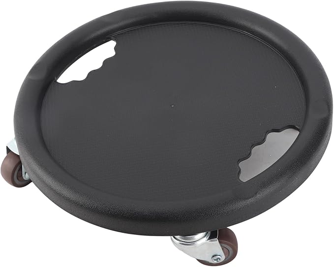Core Slider Ab Workout Sliding Disc Abdominal Training Tool with 4 Rollers for Home Gym Black Professional Accessories for Use