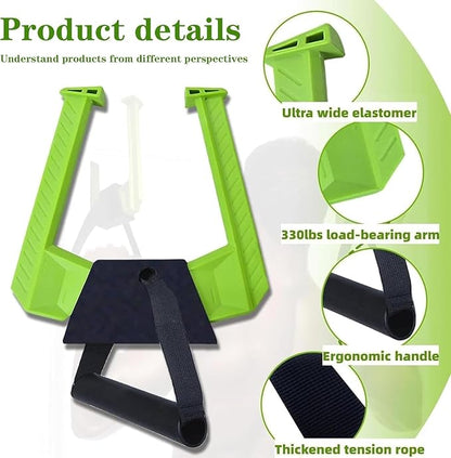Portable Pull Up Bar - Adjustable Doorway Home Gym with 330lbs Capacity - No Screw Installation for Workout Anywhere - Lightweight Travel Fitness Equipment
