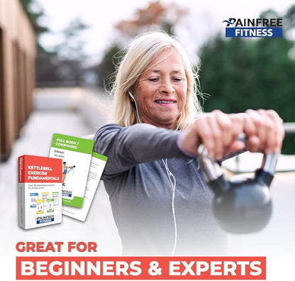 Exercise Flash Cards - Workout Cards Deck - Exercise Cards for Home Workouts Women & Men