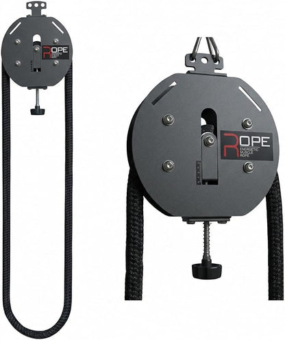 Endless Rope Trainer, Pulley Cable Machine System with Adjustable Resistance, Portable Cable Pulley System, Home Gym Equipment for Grip, Arms, Back and Body Coordination Exercises