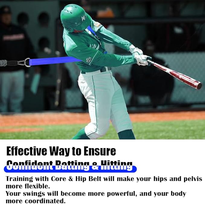 Core & Hip Belt Resistance Band for Baseball & Softball Training
