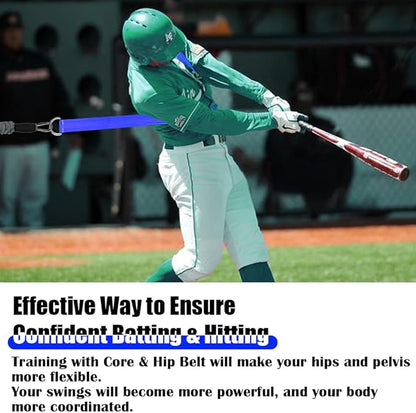 Core & Hip Belt Resistance Band for Baseball & Softball Training