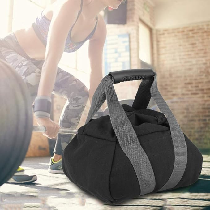 Demeras Weightlifting Sandbag Heavy Duty Workout Sandbags Adjustable Weight Energy Bag Fitness Exercises Power Bag