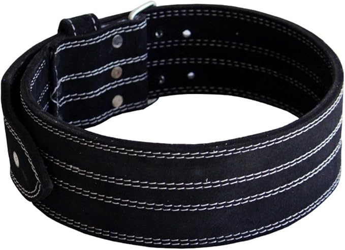 Ader Leather Power Lifting Weight Belt- 4" Black