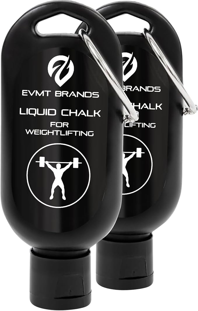 Liquid Chalk, Mess Free Gym Chalk for Weightlifting, Gymnastics, Rock Climbing, Dancing, and Lifting. Sweat Resistant and Long Lasting for Stronger Hand Grip. Package May Vary.