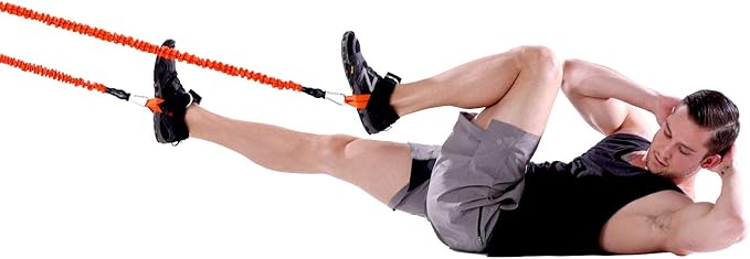 Stroops VITL Slastix Resistance Bands Set | All-in-One Full Body Workout System Bands, Handles, Foot Straps, Door Anchors, Agility Dots & Carry Bag for Home Fitness