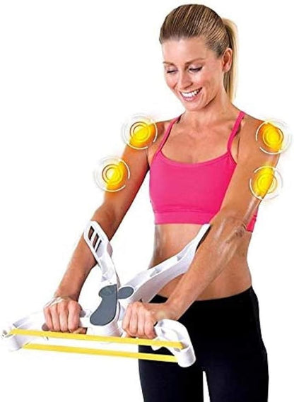 Upper arm Trainer, arm Training Device Strength Training for The Upper Body Resistance with 3 System Bands, Strength Fitness Equipment for Fitness Enthusiasts