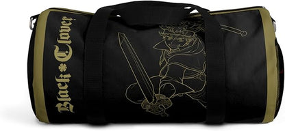 Anime Gym Bag for Women Men - Large Capacity Waterproof Workout Fitness Travel Sports Bags Fashion Street Camping ExpandaCLe Carry On Duffle Bag For Couple (Clover) PTY