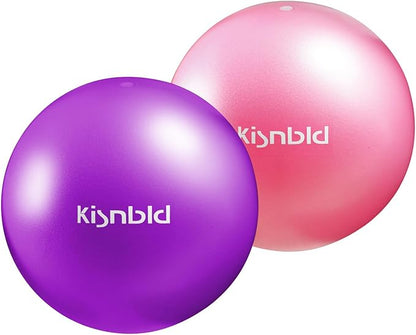 Small Exercise Ball, 9 Inch Mini Pilates Ball, Anti Burst and Slip Resistant Mini Yoga Ball for Stability, Fitness, Physical Therapy, Stretching & Core Strength Workout at Home Gym & Office