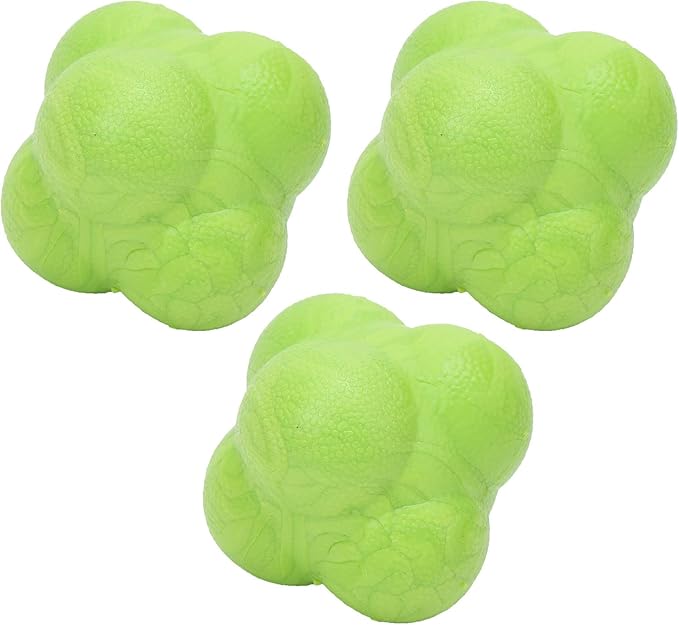3Pcs Bounce Reaction Balls,Reflexs Ball for Agilitys and Coordination Training