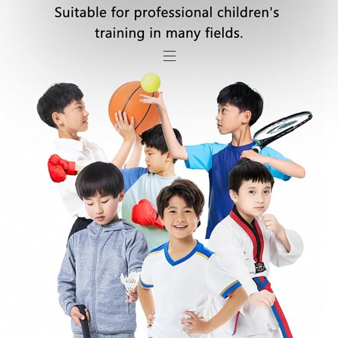 Response Agility Training Light, Children's Physical Fitness Training, Remote Control to Control Light Operation red 4 Lights+Remote Control
