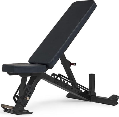 Rep Nighthawk Adjustable Weight Bench | Home Gym Incline Decline Flat Workout Bench | Heavy Duty Fitness and Strength Training Equipment | Foldable Space Saving Design