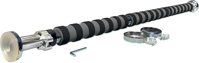 Maximiza Plus Pull Up Bar V2 – Wide Doorway Pullup Bar/Chinup Bar with 3 Sets of Screw-in Door-Mounts – Only for Doors Wider Than 36 Inches (Adjustable Width 36 to 50 Inches)