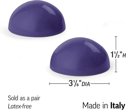 OPTP Half Balls (Pair) - No-Roll Half Ball Set for Stretching and Massage, Plantar Fasciitis Relief, and Muscle Tension in The Back, Legs, Feet and Body