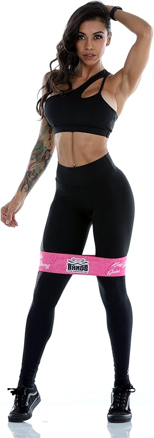 The X Bands Exercise Resistance Bands - Non-Slip Extra Thick Fabric Hip Loop Booty Bands - 20, 30, 40, 50 lb - Fitness Workout for Legs, Butt Training, Stretching, Yoga