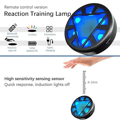 Agile Reaction Training Lamp Set, Reaction Training Lights React Sensory Speed Training Equipment for Sports and Fitness - USB Charging, Last Working 30 Hours+(6)