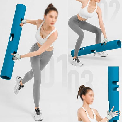 Multicolor 4 to 12kg Fitness Tube Portable Durable Training Rubber Weight Bar Weight Bearing Fitness TPR Barrel for Loaded Movement Training