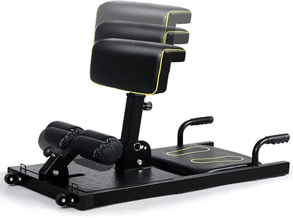 Sissy Squat Machine,SPORFIT Deep Squat Machine,Adjustable Leg Strength Training Machines,Multi-Function Equipment for Sit-up&Push-up&Plank Workout for Home Gym