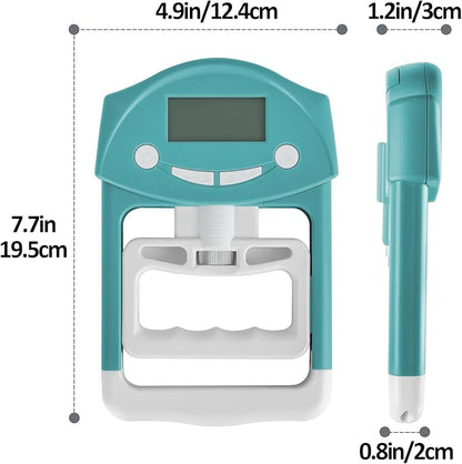 Hand Grip Strength Tester, 220Lbs/99Kgs Hand Grip Dynamometer with LCD Display, Electronic Handgrip Testing for Sports, School, and Home Use