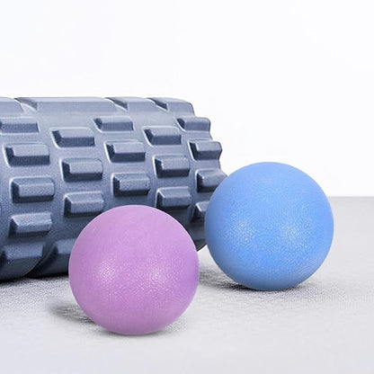 Trigger Point Massage Ball Peanut Massage Ball 2pcs Set for Myofascial Release Deep Tissue Foot and Back Relief Fitness Roller for Muscle Knot Therapy
