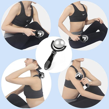 iECO Cold Massage Roller Ball - Ice Roller Ball for Muscles Deep Tissue, Cold & Heat Therapy, Plantar Fasciitis Roller