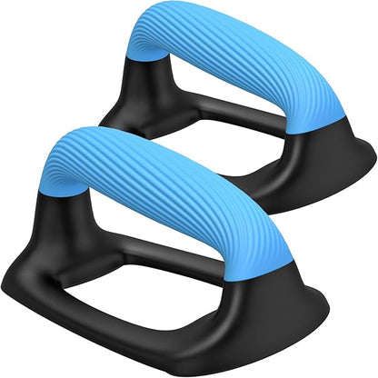 Kipika Push Up Bars, Pushup Stands With Thickened Soft Plastic Handle, Stable and Non-Slip Base, Pushup Handles Perfect for Floor Strength Training