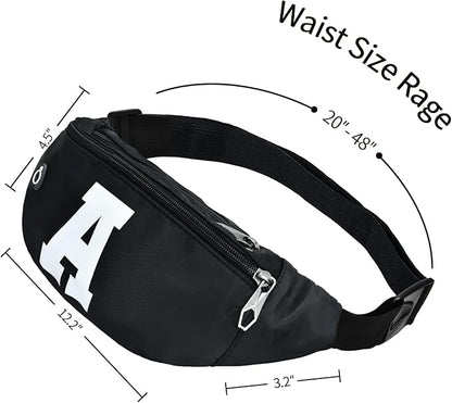 Fanny Pack for Men Women, Waterproof Sports Waist Bag Pack, Belt Bag for Travel Hiking Running