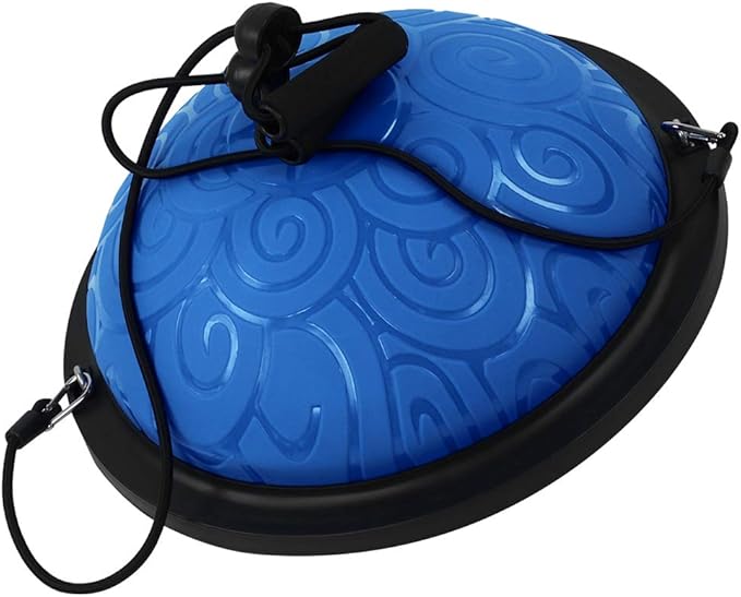 Balancing Half Ball Trainer with Antislip Base, for Yoga Pilates Fitness Exercise