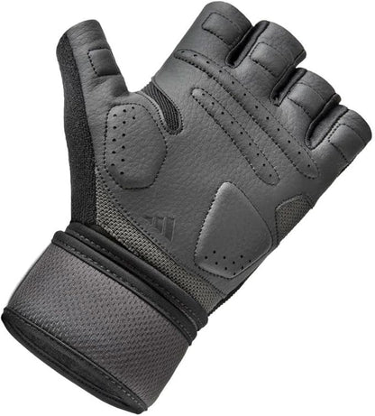 Adidas Wrist Wrap Training & Weightlifting Gloves, Fingerless Workout Gloves