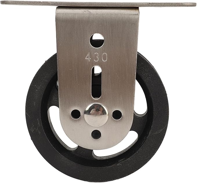 Gym Pulley Blocks Wall Mount Fixed Pulley Wheel 360 Degree Rotation, Silent Bearing Cable Pulley for LAT Pulley System, Includes Expansion Bolts for Home Gym DIY Projects