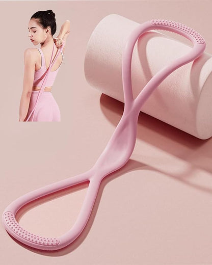 Resistance Bands with Handles,Figure 8 Resistance Band Elastic Fitness Bands Exercise Band for Home Yoga Gym Workout