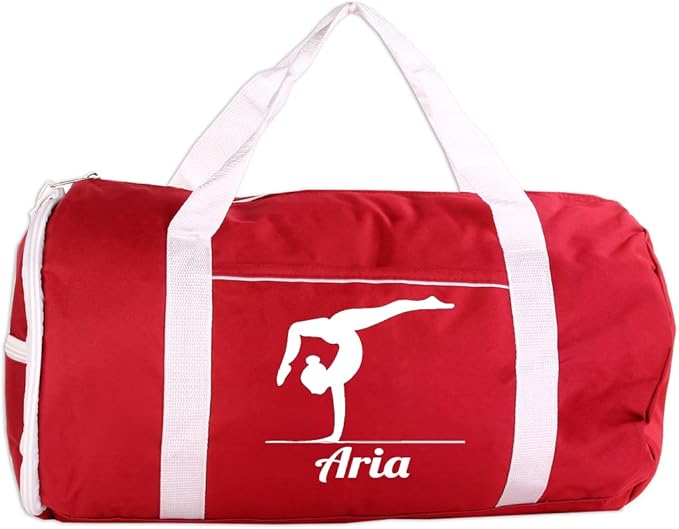 Personalized Sport/Gym Roll Duffel Bag - Gymnastics