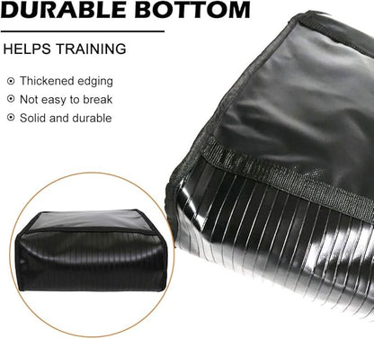 NAIZEA Adjustable Weight Sled Trainer with 4 Weight Sandbags - Upgrade Sandbag Sled Trainer Resistance Sleds Trainers for Sprinter Speed Training Outdoor Indoor