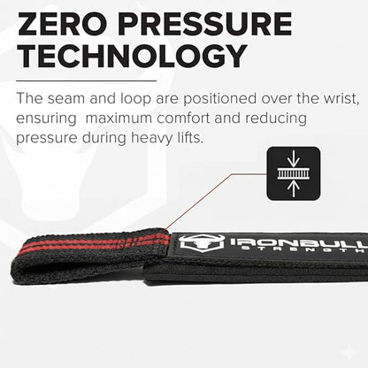 Lifting Wrist Straps for Weightlifting (1 Pair) – Padded Lifting Straps for Deadlifts, Powerlifting, Strength Training & Bodybuilding – Gym Straps for Men & Women