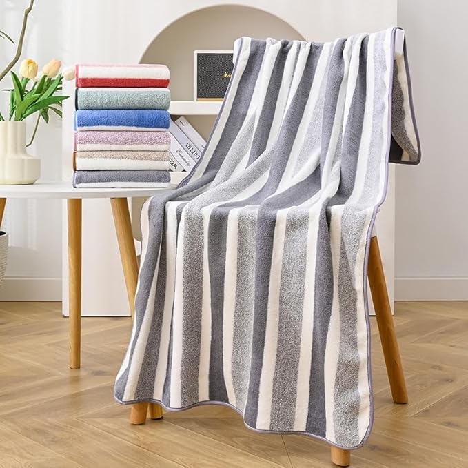 Microfiber Bath Towel 35x70 Inches - Ultra Soft Quick Dry, Lightweight for Gym, Spa, Travel | Hotel Grade & Multi-Use| Single Pack