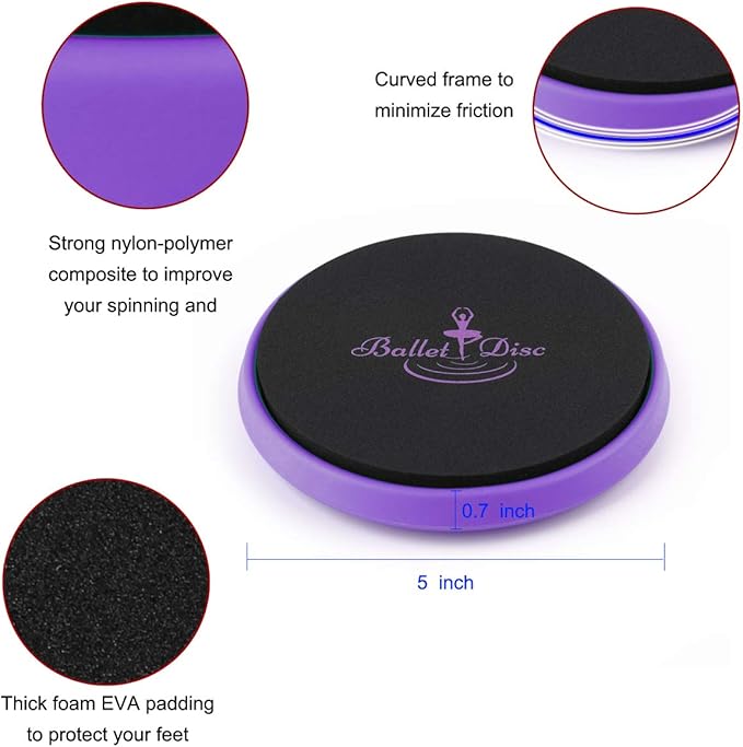 Turn Board for Dancers, Ballet Turning Board, Turning Boards for Dancers, Spinning Boards for Pirouette, Turns and Balance, Spinner Boards for Dancers, Ice Skaters, Gymnasts and Cheerleaders