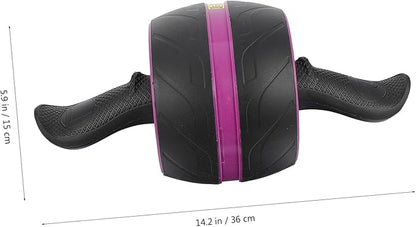 Ab Roller Wheel with Extra Mat Automatic Rebound Abs Fitness Equipment for Home Use Core Strengthening Workout for Men and Women Beginner Friendly Abdominal Trainer