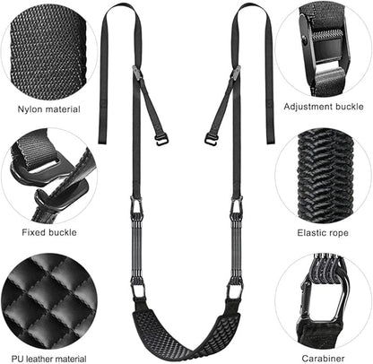 Kipika 48" Ceiling Mounted Pull Up Bar, Heavy Duty Multi-Grip Chin Up Bar,Mounted Pullup Bar, Adjustable Height, Pull Up Bands for Chin Ups & Body Stretching, Ideal for Home Gym and Strength Training