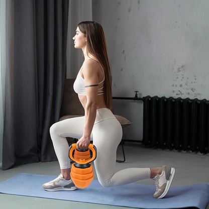 Adjustable Dumbbell Set, 44/66/88 LBS 4-In-1 Home Gym Weights with Connector As Dumbbell, Kettlebell,Barbell for Strength Training, Full Body Workout