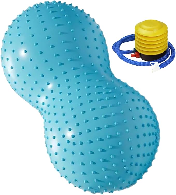 Exercise Ball | Groundnut Shape Balance Tool | with Air Pump Workout Balls for Exercise,for Workout Home Pregnancy Physical Women Fitness Kids Office