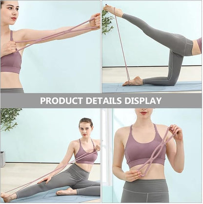 Tensioner Elastic Band Stretch Strap Yoga Stretching Band Building Tool Fitness Yoga Workout Pulling Exerciser