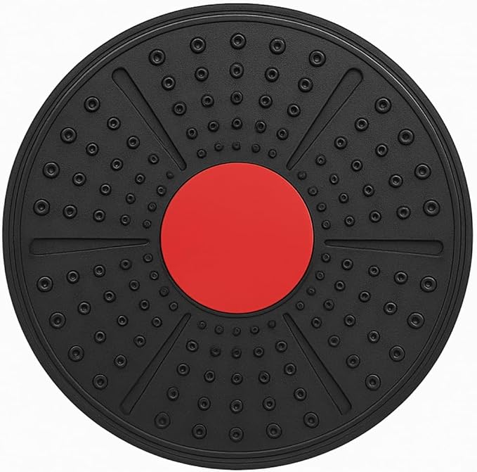 Balance Board 360° Rotating Core Strength & Stability Trainer for Home Gym, Fitness, Physical Therapy & Rehabilitation, Non-Slip Textured Wobble Board for Balance
