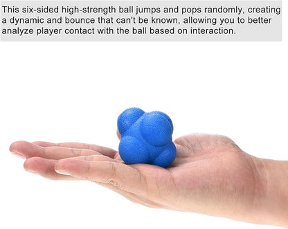 PATIKIL Bounce Reaction Balls Coordination Training Ball, Agility Trainer TPR High Difficulty for Speed Reflex