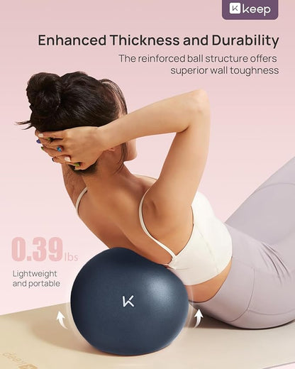 KEEP Exercise Ball Anti-Burst - Thickened Yoga Ball Pilates Ball for Physical Therapy, Fitness Ball for Workout, Core Strength and Physical Therapy